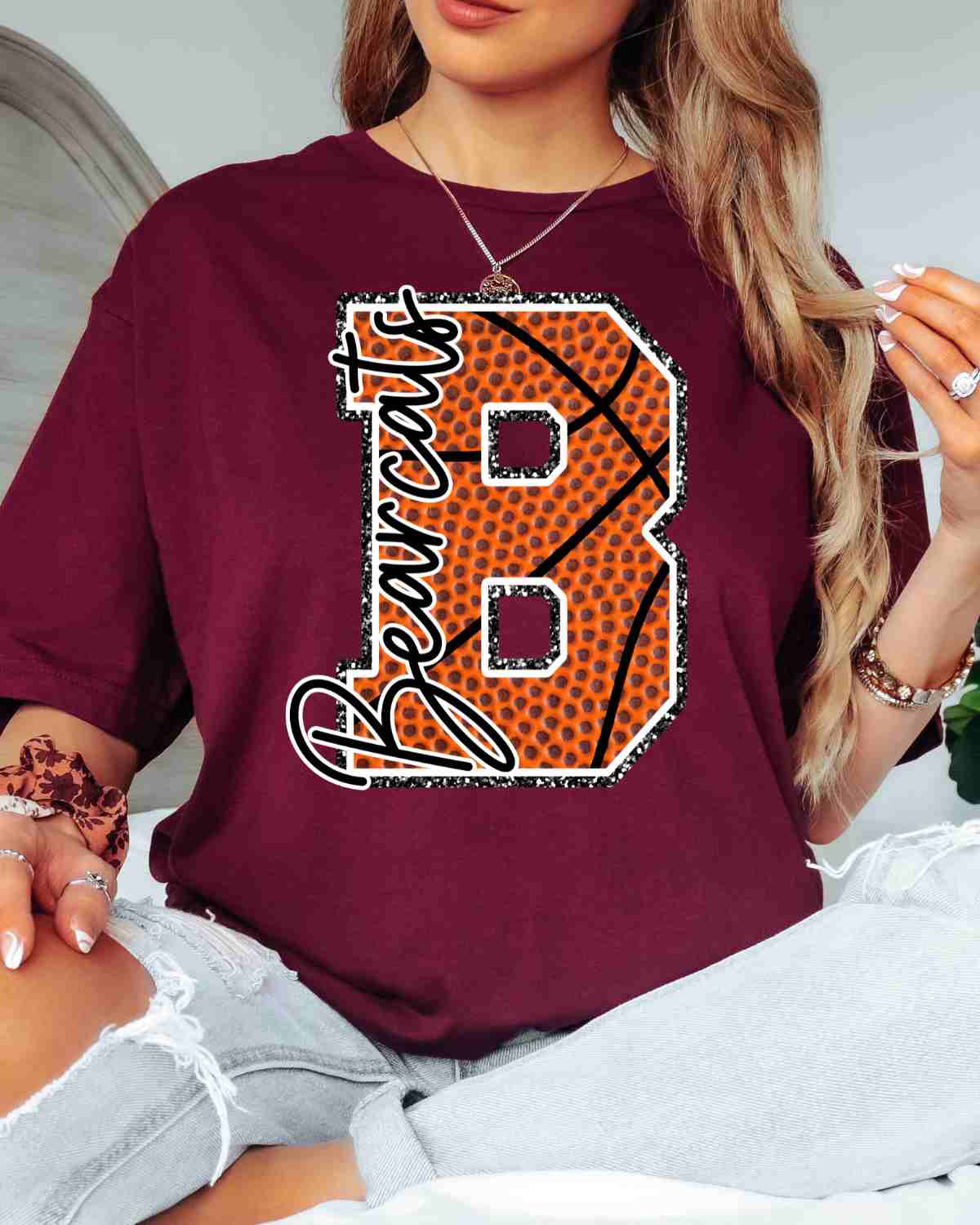 Bearcats Basketball Letter DTF Transfer