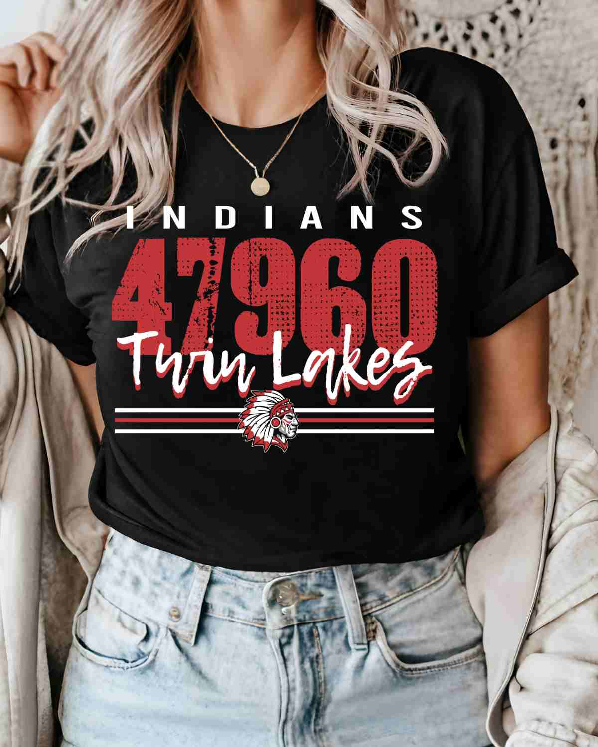 Twin Lakes Indians 47960 DTF Transfer