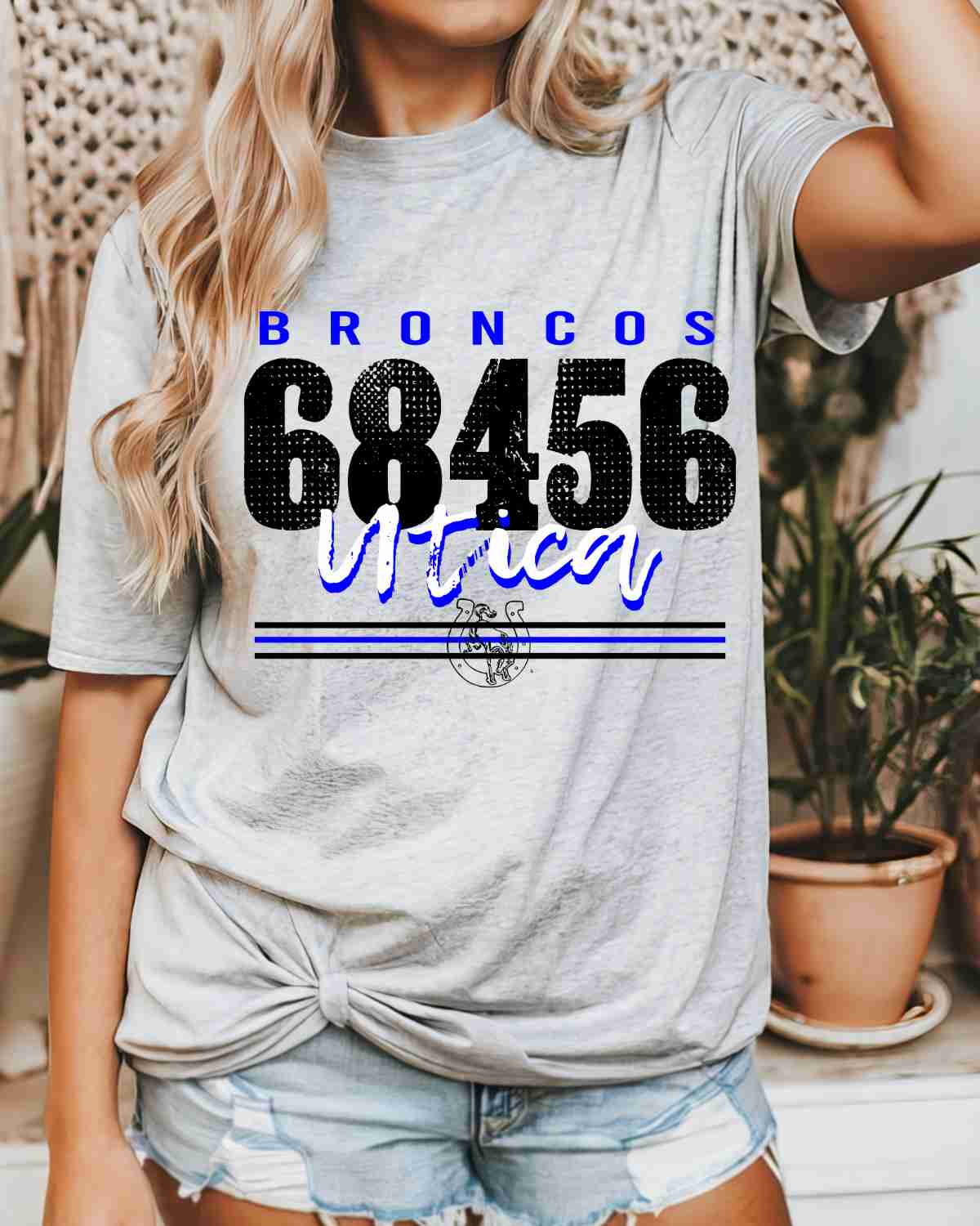 Utica Broncos 68456 DTF Transfer