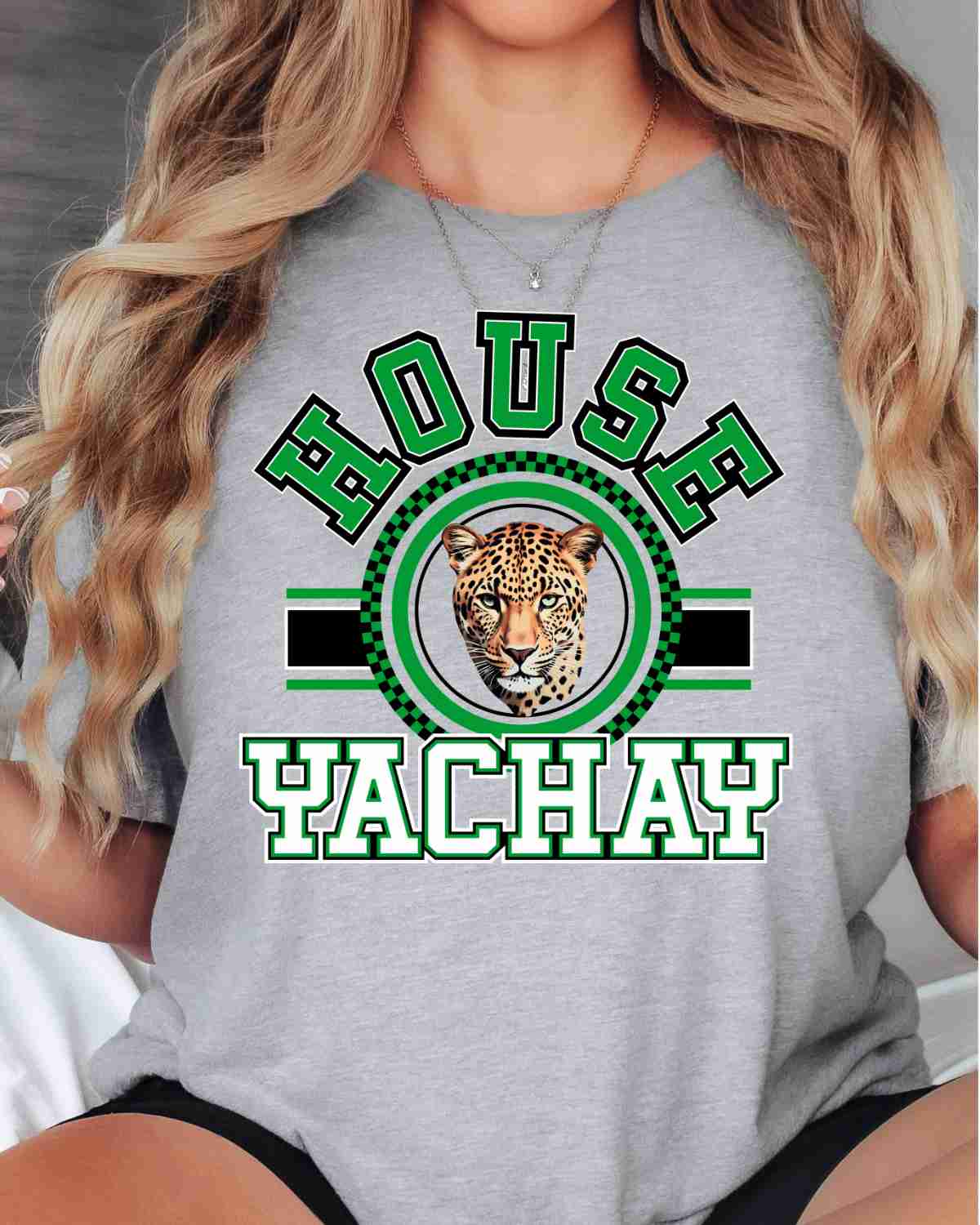 House Yachay Jaguars Checkered Circle DTF Transfer