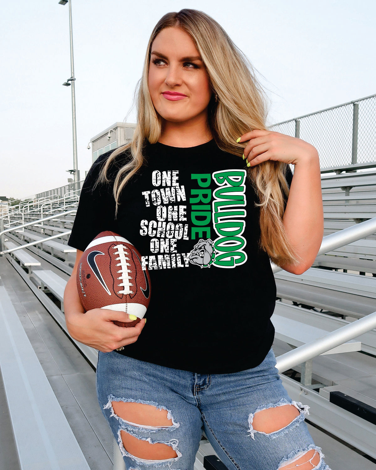 One Town One School Bulldog Pride DTF Transfer