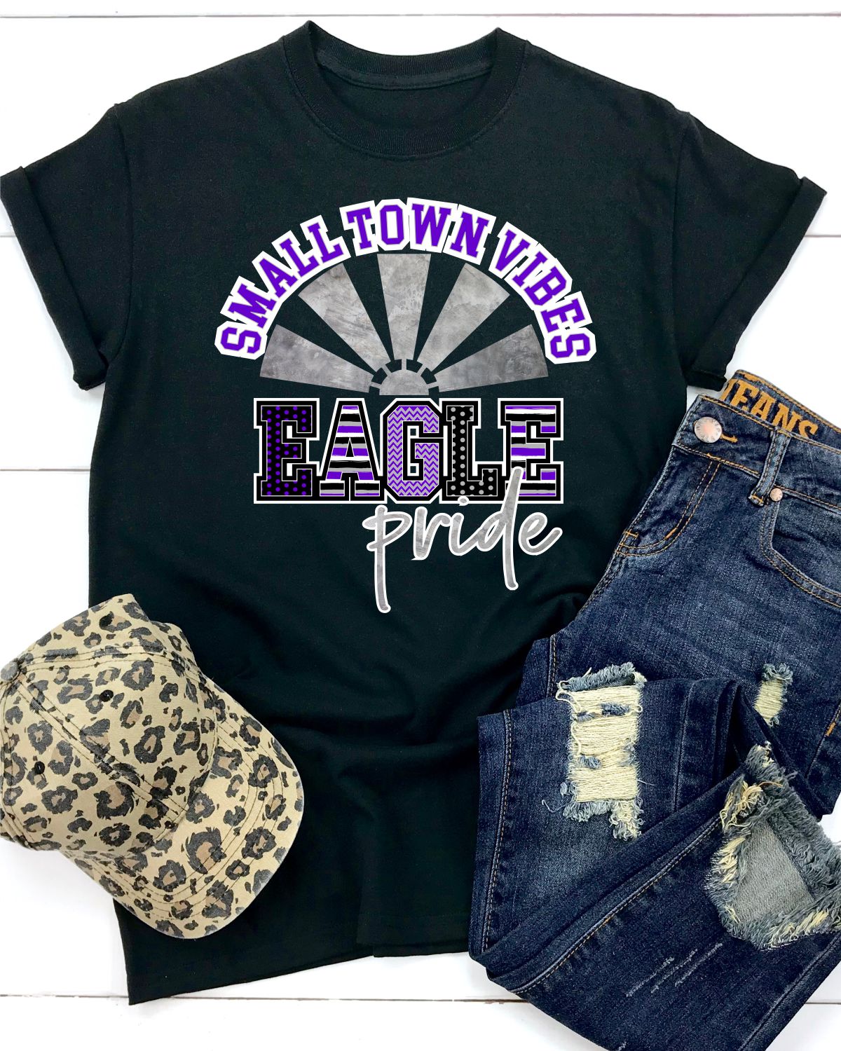 Windmill Eagle Pride DTF Transfer - Rustic Grace Heat Transfer Company