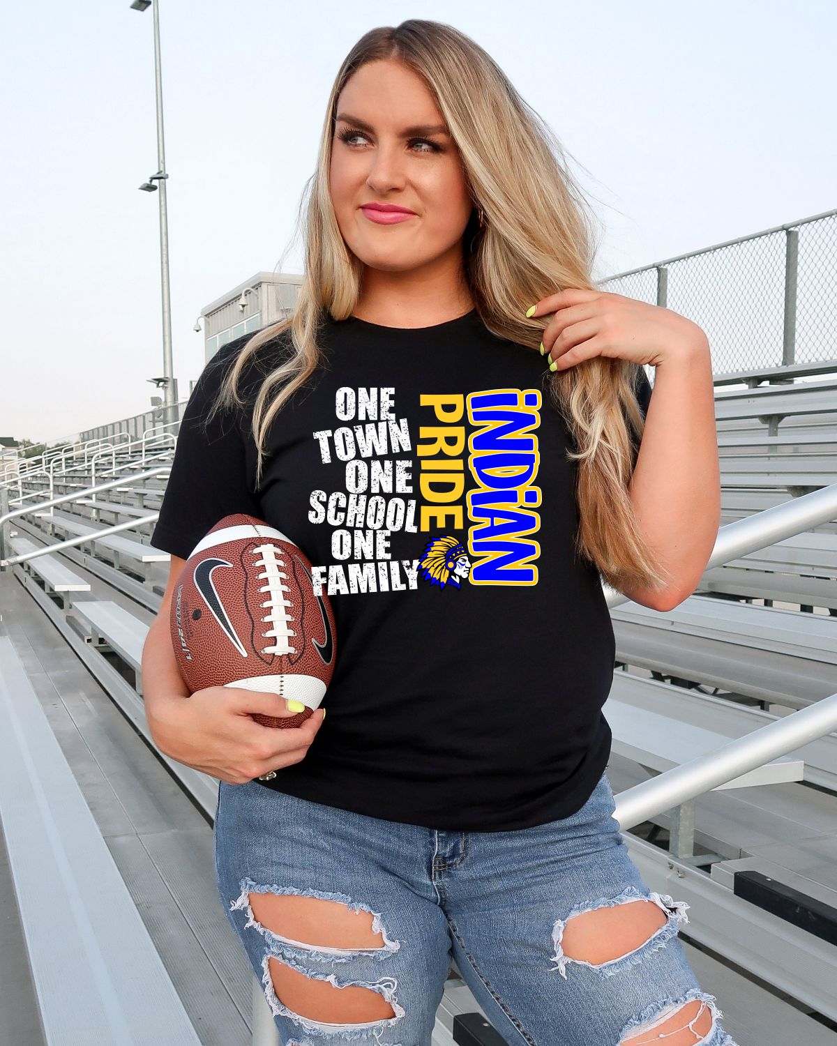 One Town One School Indian Pride Transfer