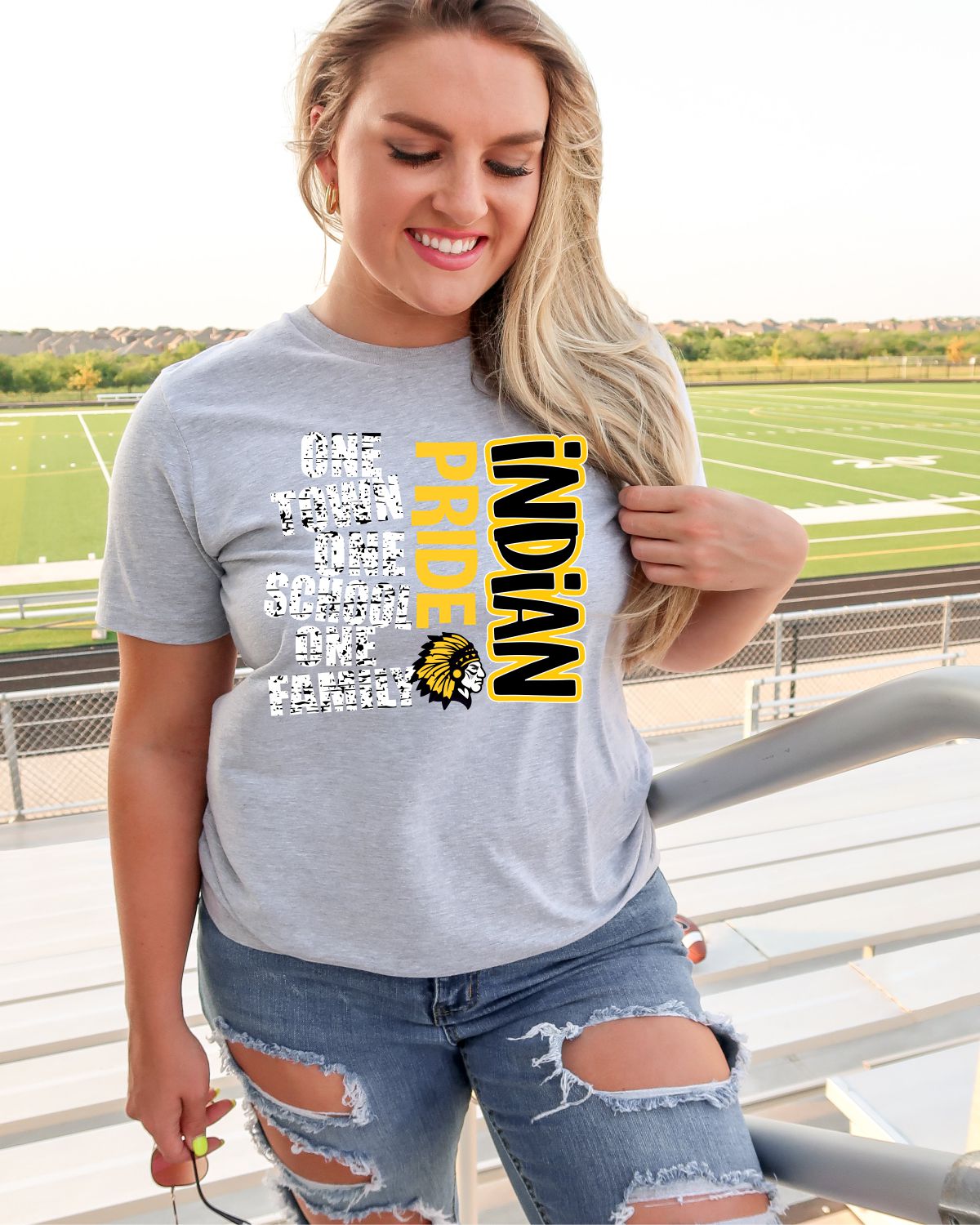 One Town One School Indian Pride Transfer