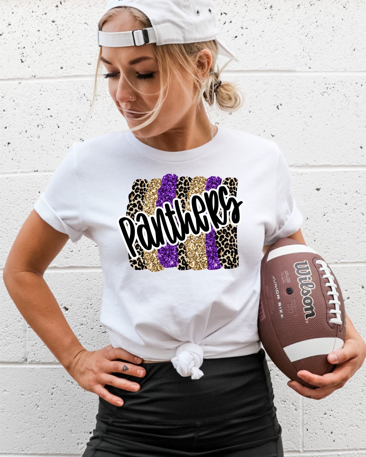 Panthers Swash Transfer - Rustic Grace Boutique