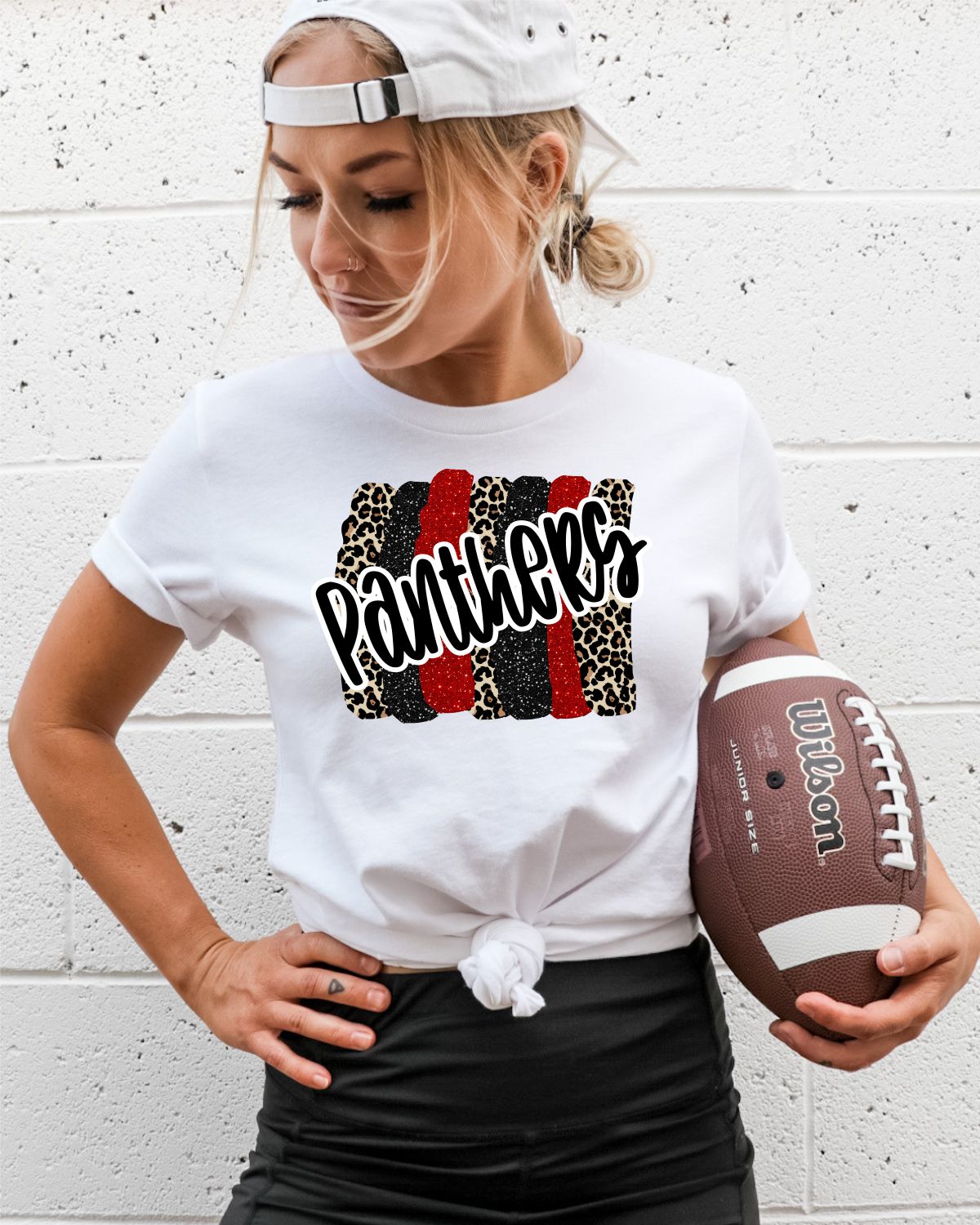 Panthers Swash Transfer - Rustic Grace Boutique