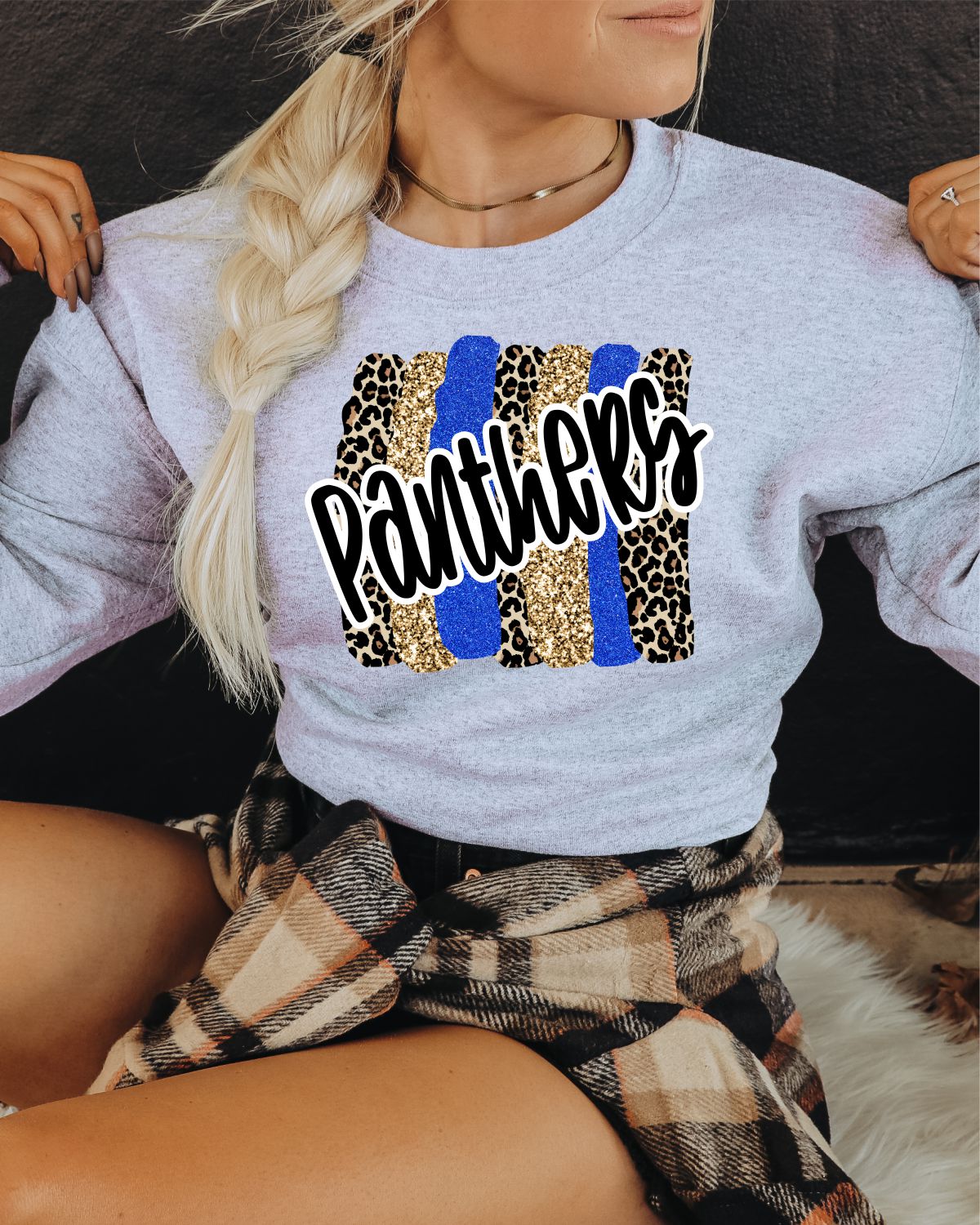 Panthers Swash Transfer - Rustic Grace Boutique