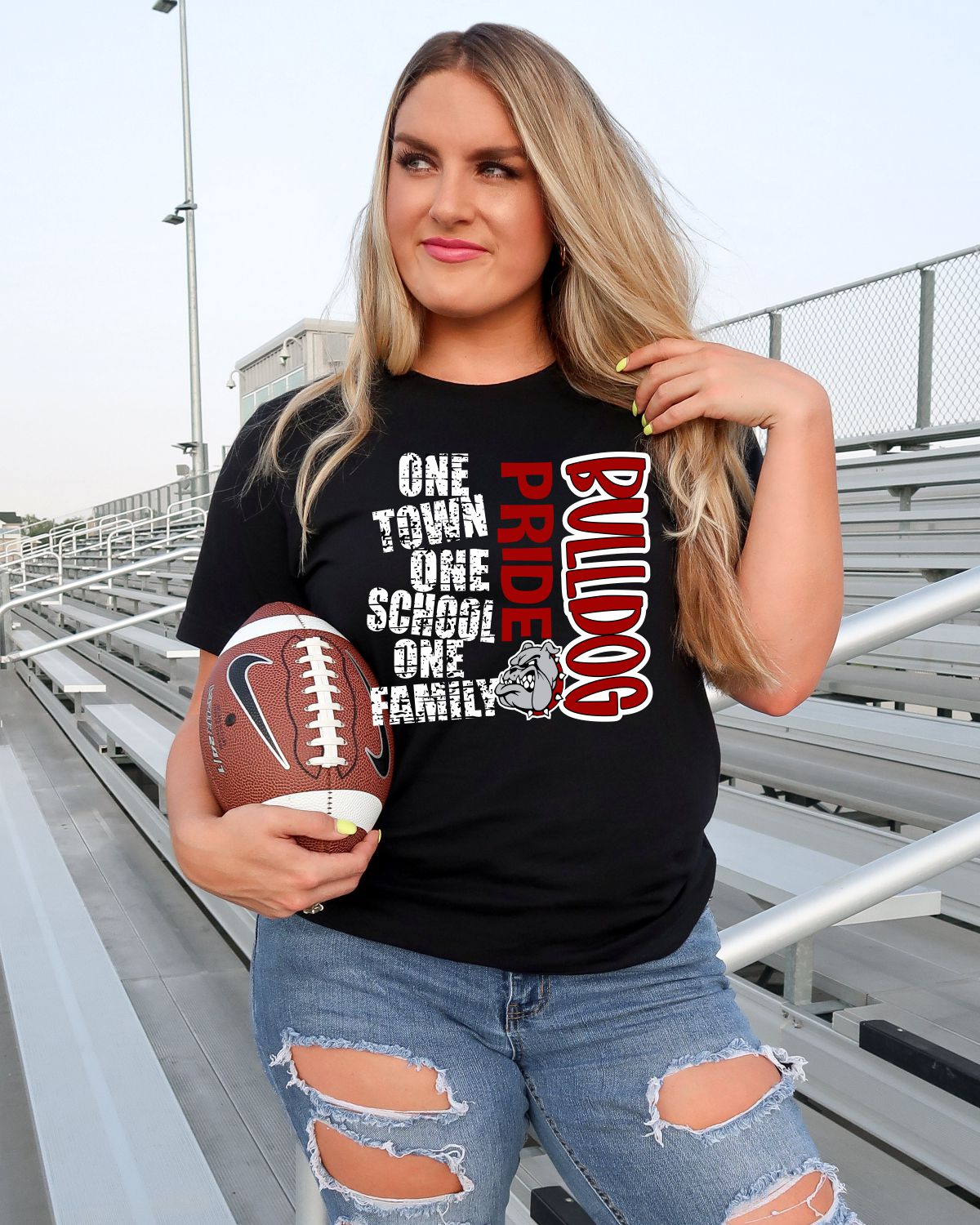 One Town One School Bulldog Pride DTF Transfer