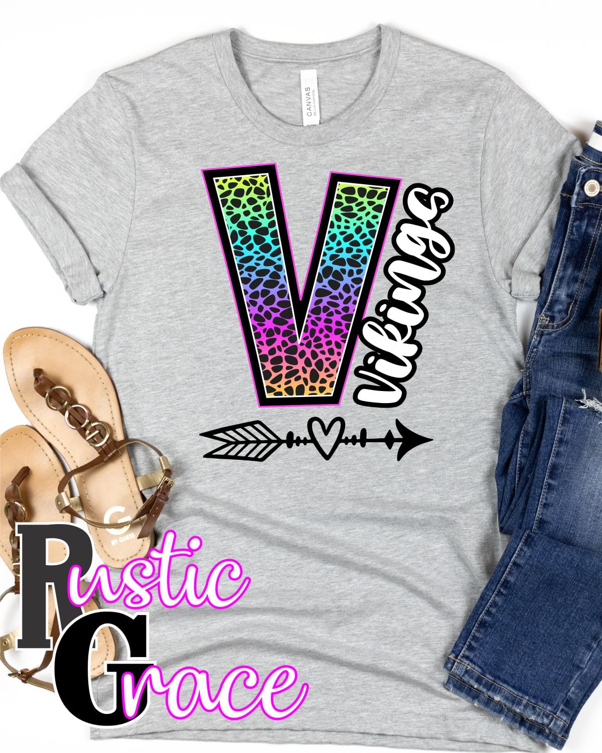 Rustic Grace Boutique Transfers Vikings Leopard Tie Dye Transfer heat transfers vinyl transfers iron on transfers screenprint transfer sublimation transfer dtf transfers digital laser transfers white toner transfers heat press transfers