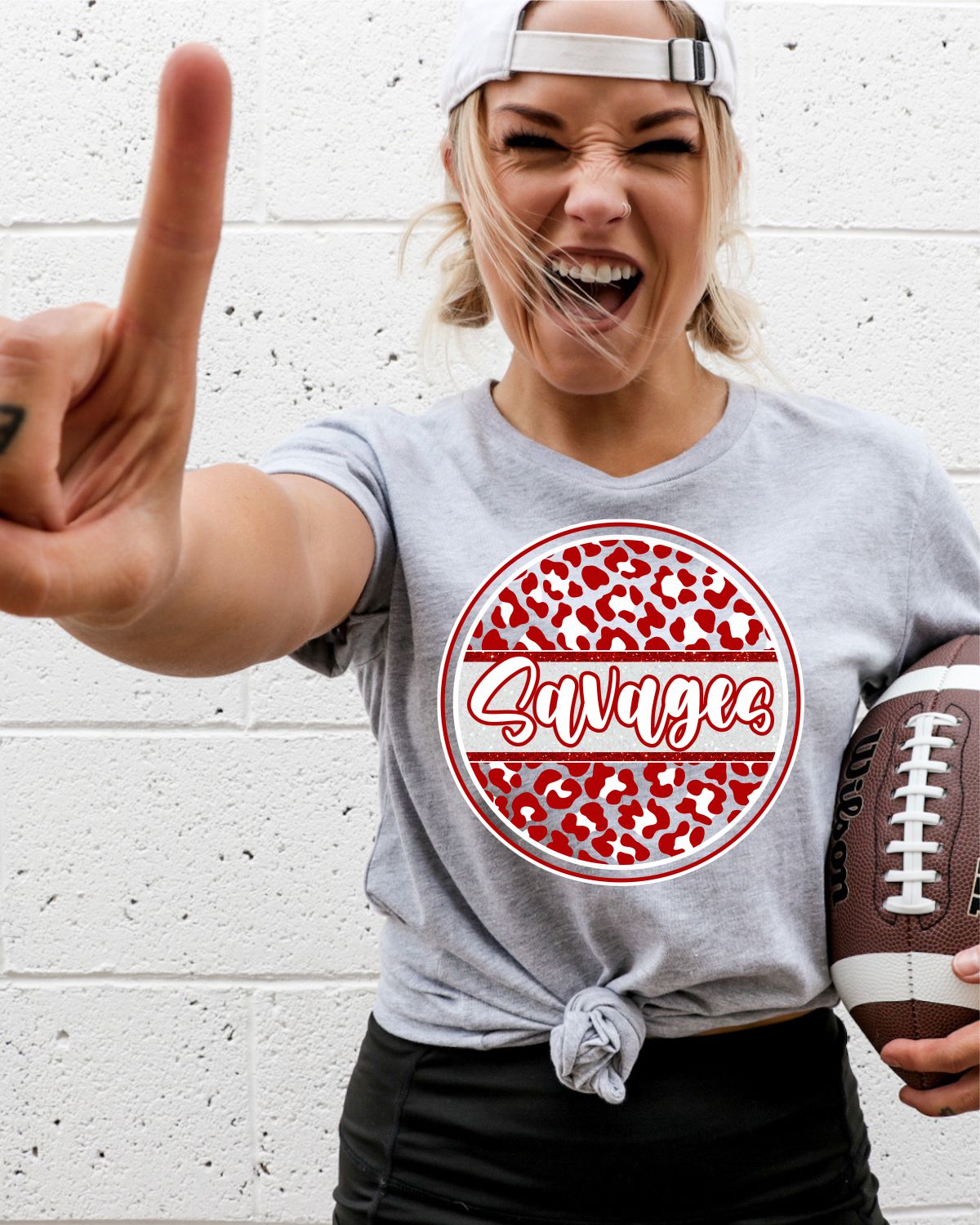 Savages Leopard Circle Transfer