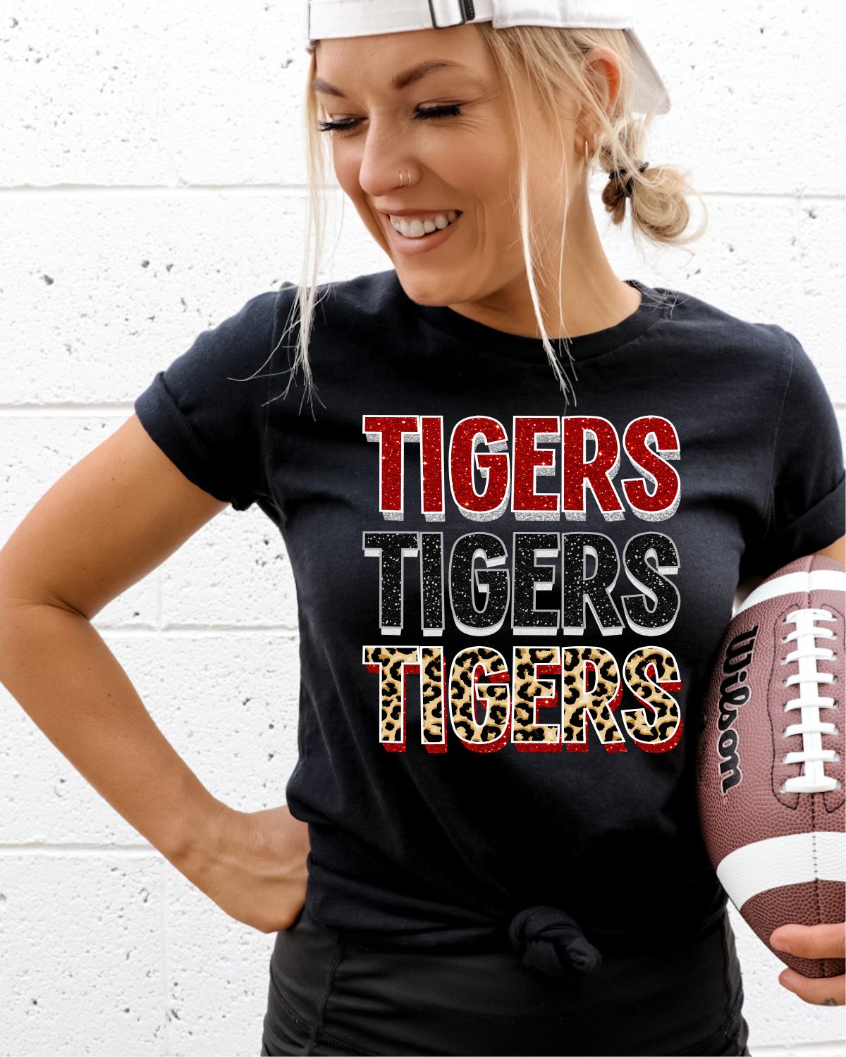 Tigers Repeating DTF Transfer