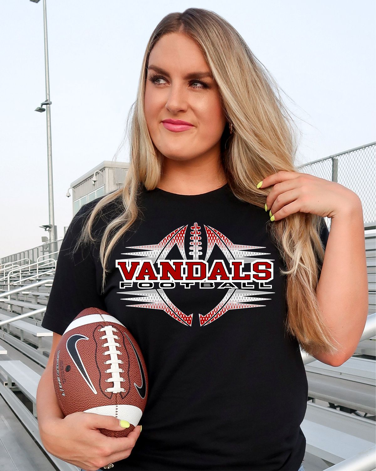 Vandals Football Halftone DTF Transfer