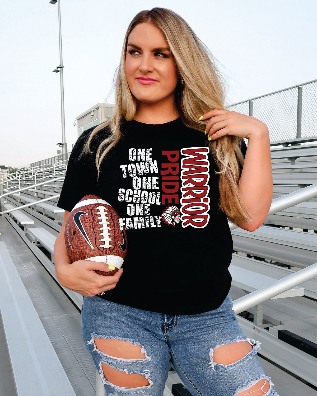 One Town One School Warrior Pride DTF Transfer