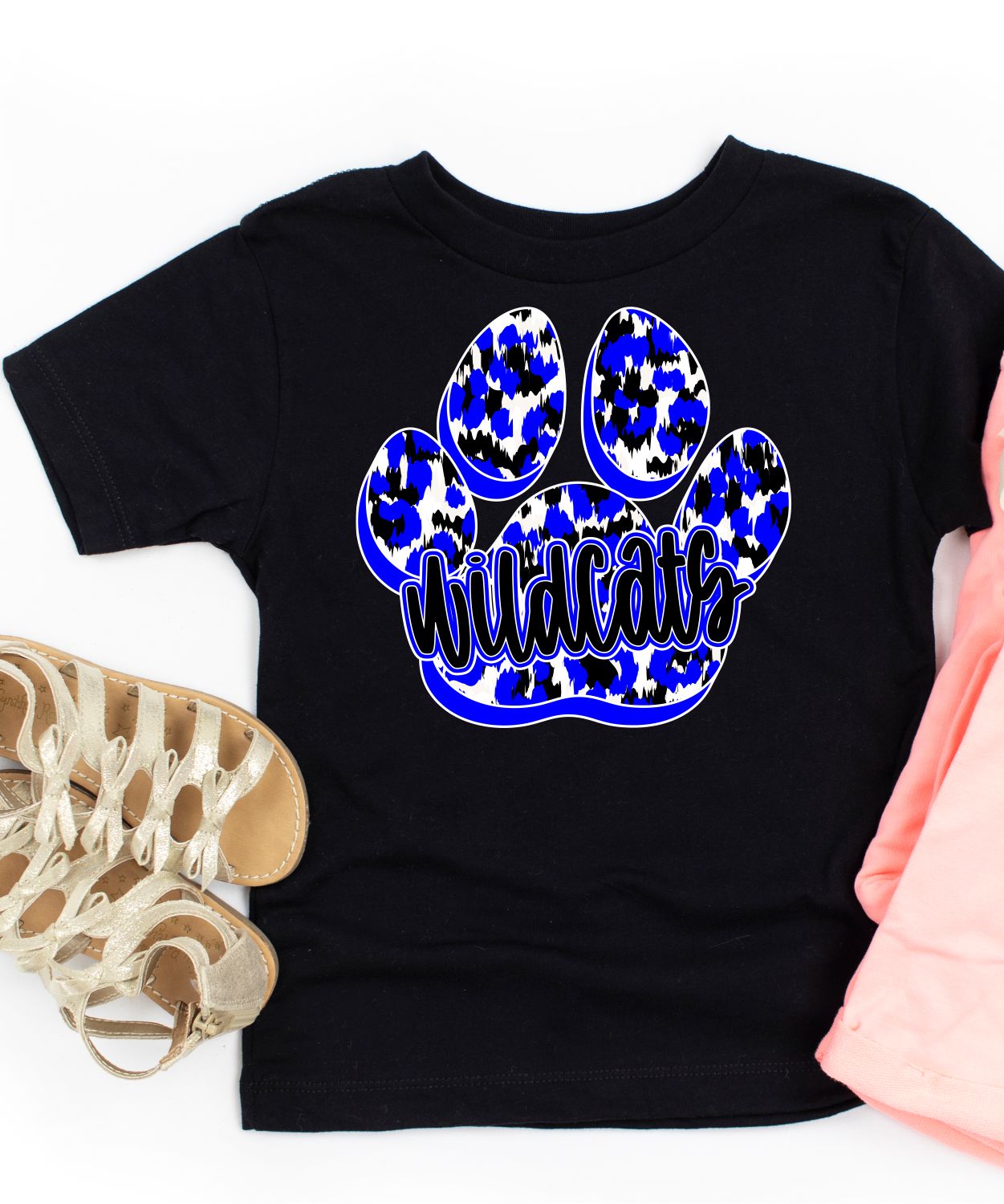 Wildcats Paw Print DTF Transfer