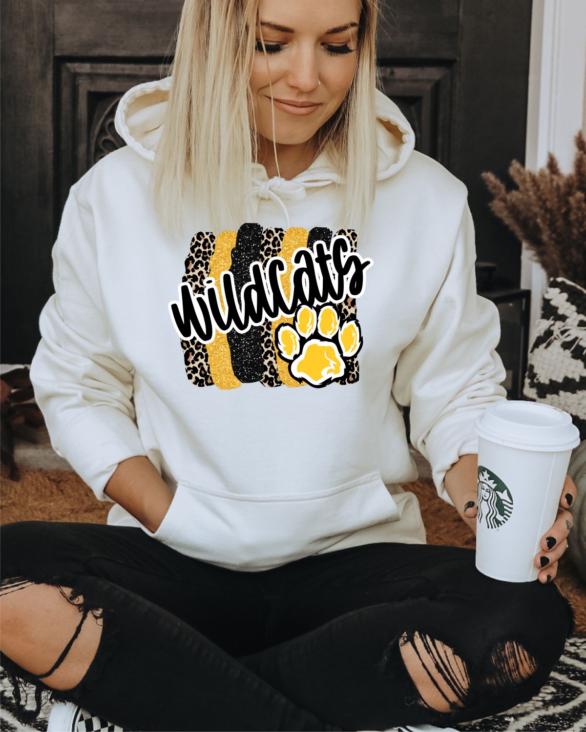 Wildcats Swash with Paw DTF Transfer