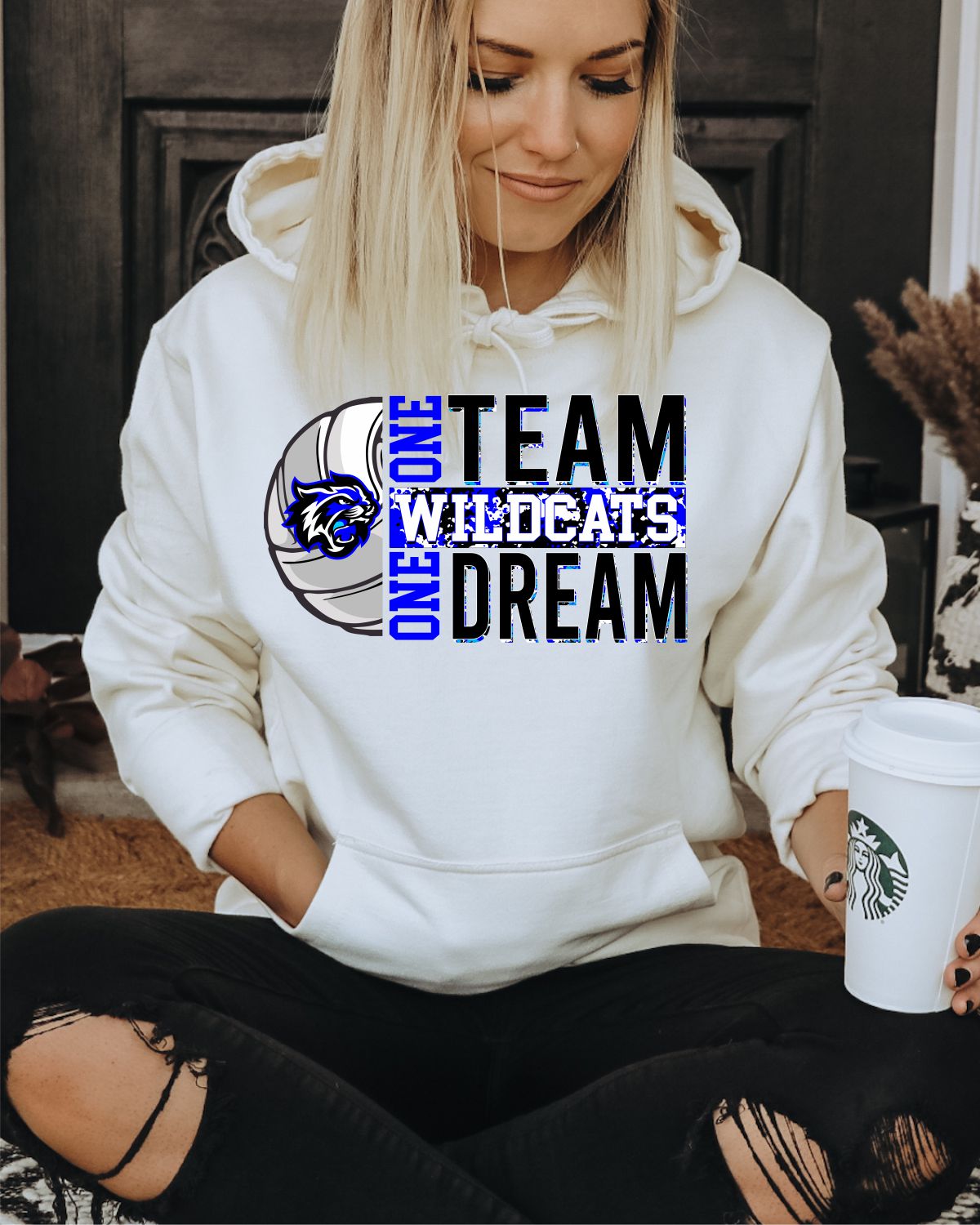 One Team Wildcats Volleyball DTF Transfer