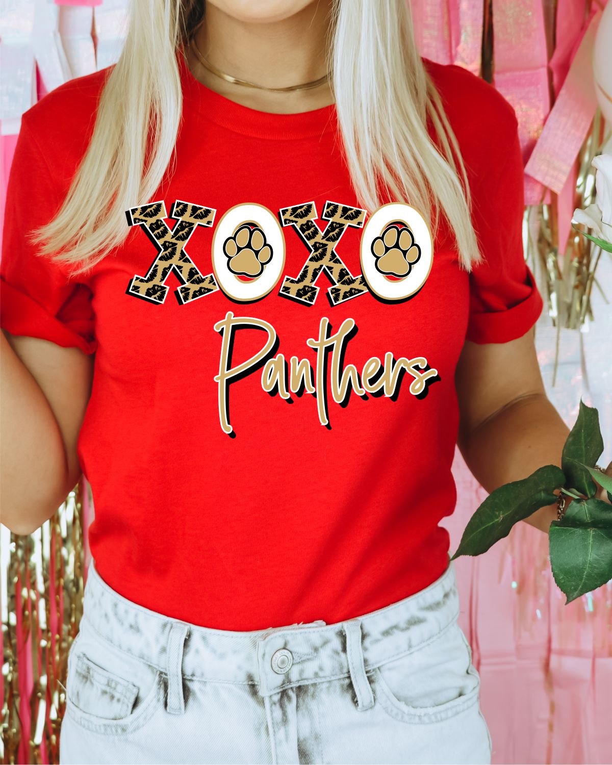 XOXO Panthers DTF Transfer