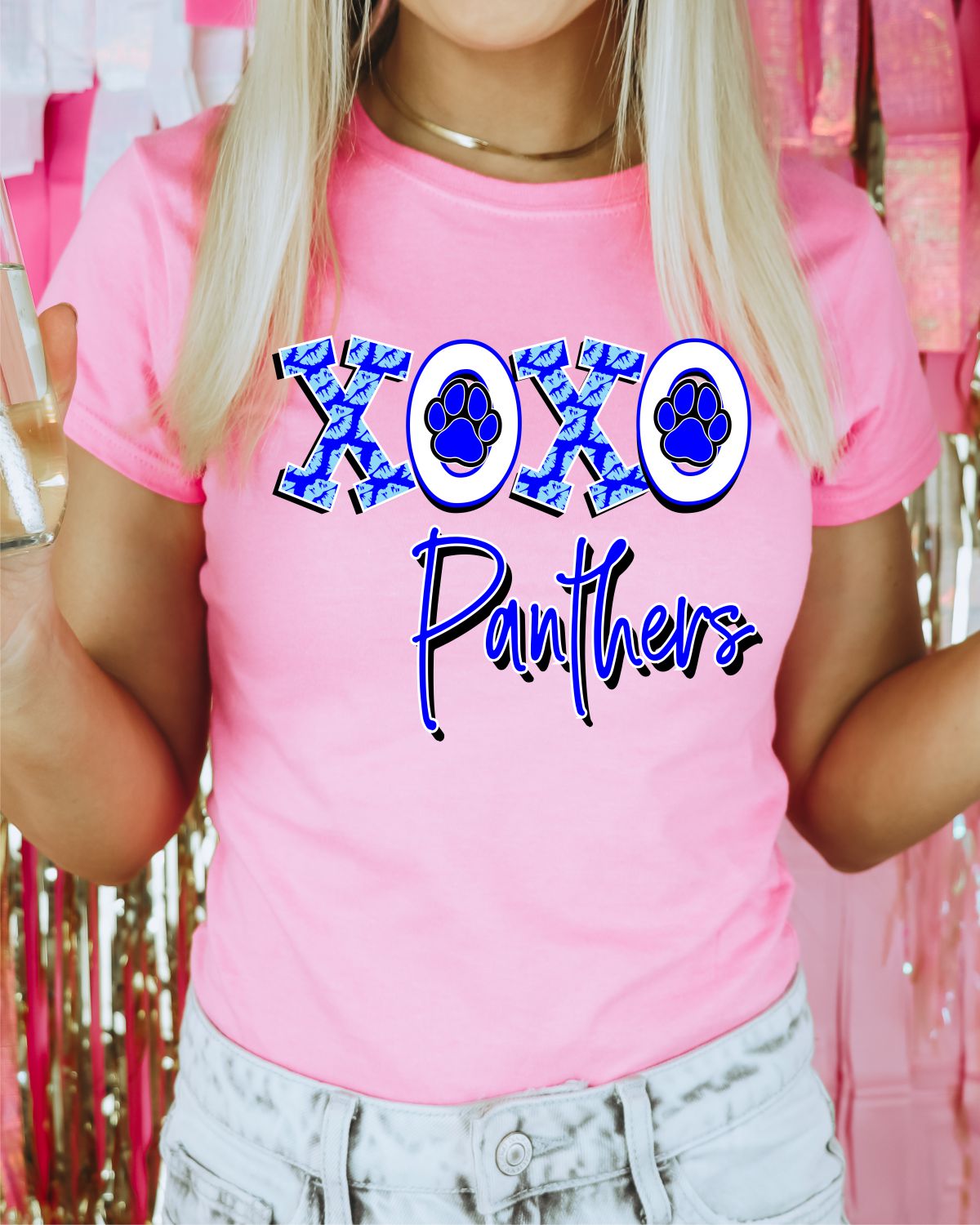 XOXO Panthers DTF Transfer