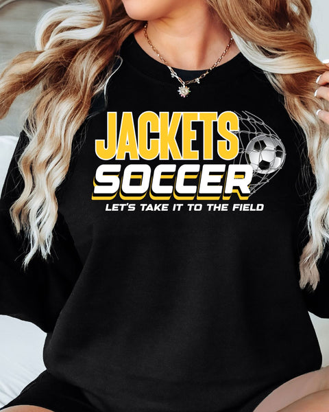Jackets Soccer Take it to the Field DTF Transfer