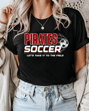Pirates Soccer Take it to the Field DTF Transfer