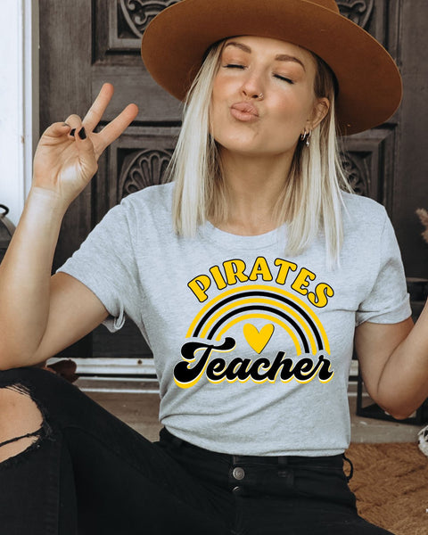 Pirates Teacher Rainow DTF Transfer
