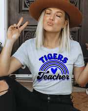 Tigers Teacher Rainbow DTF Transfer