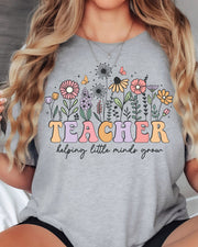 Teacher Helping Little Minds Grow DTF Transfer