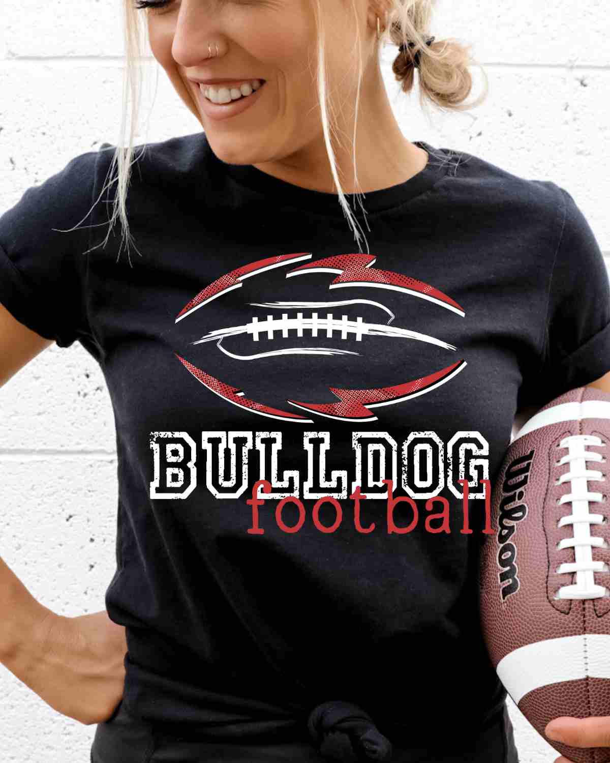 Bulldog Football Tribal DTF Transfer