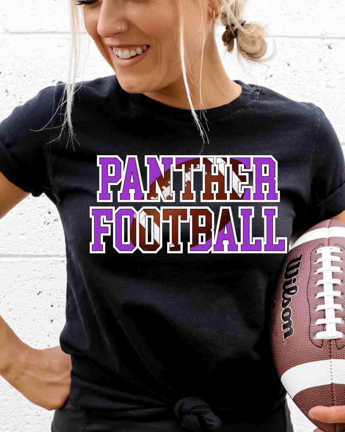Panther Football Words DTF Transfer
