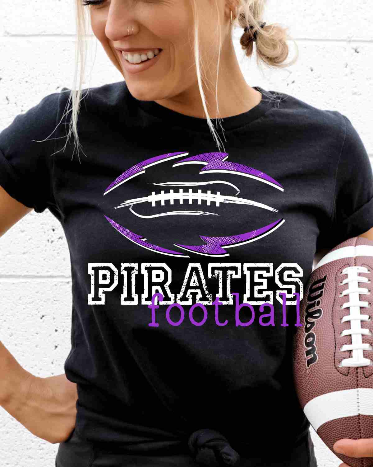Pirates Football Tribal DTF Transfer