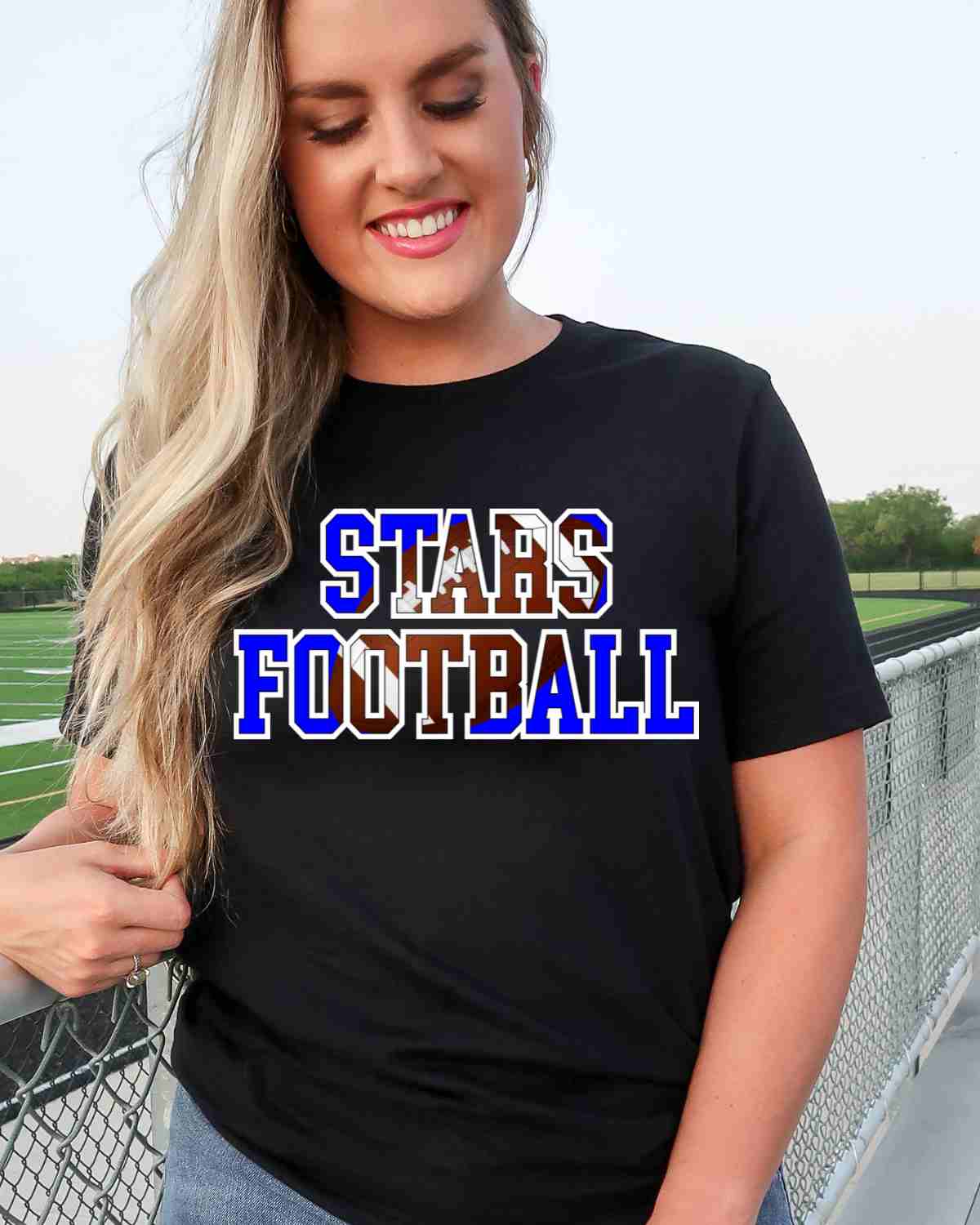Stars Football Words DTF Transfer