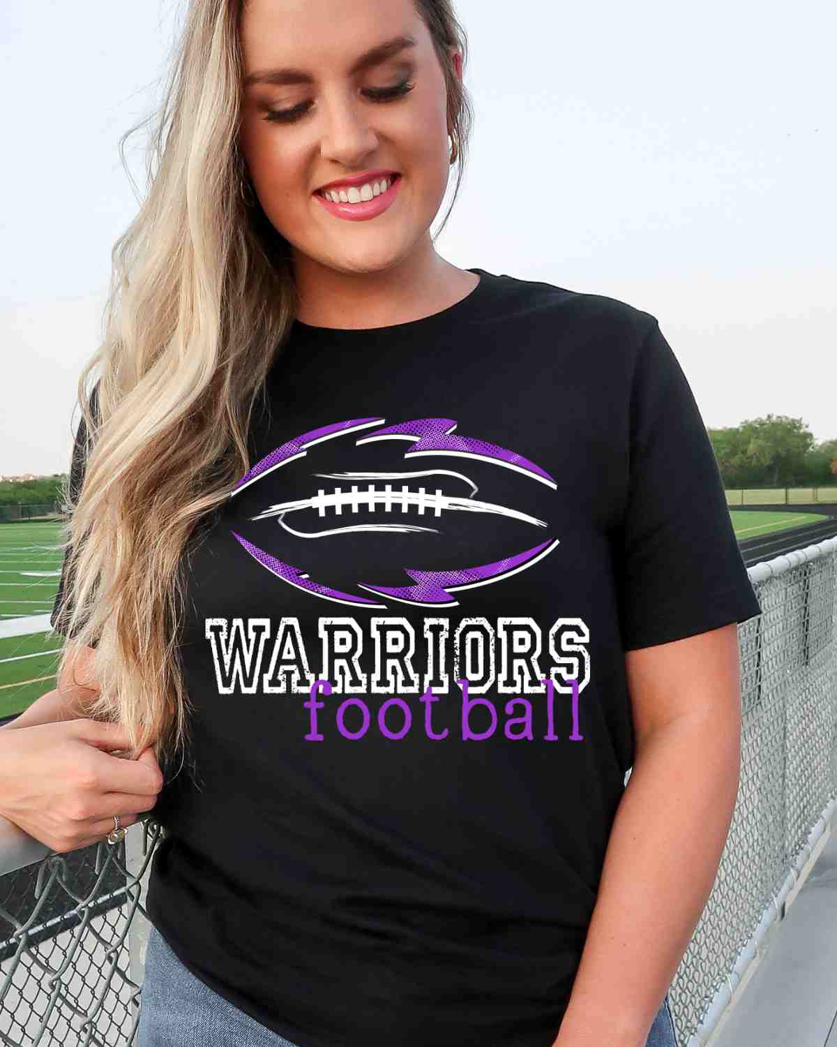Warriors Football Tribal DTF Transfer