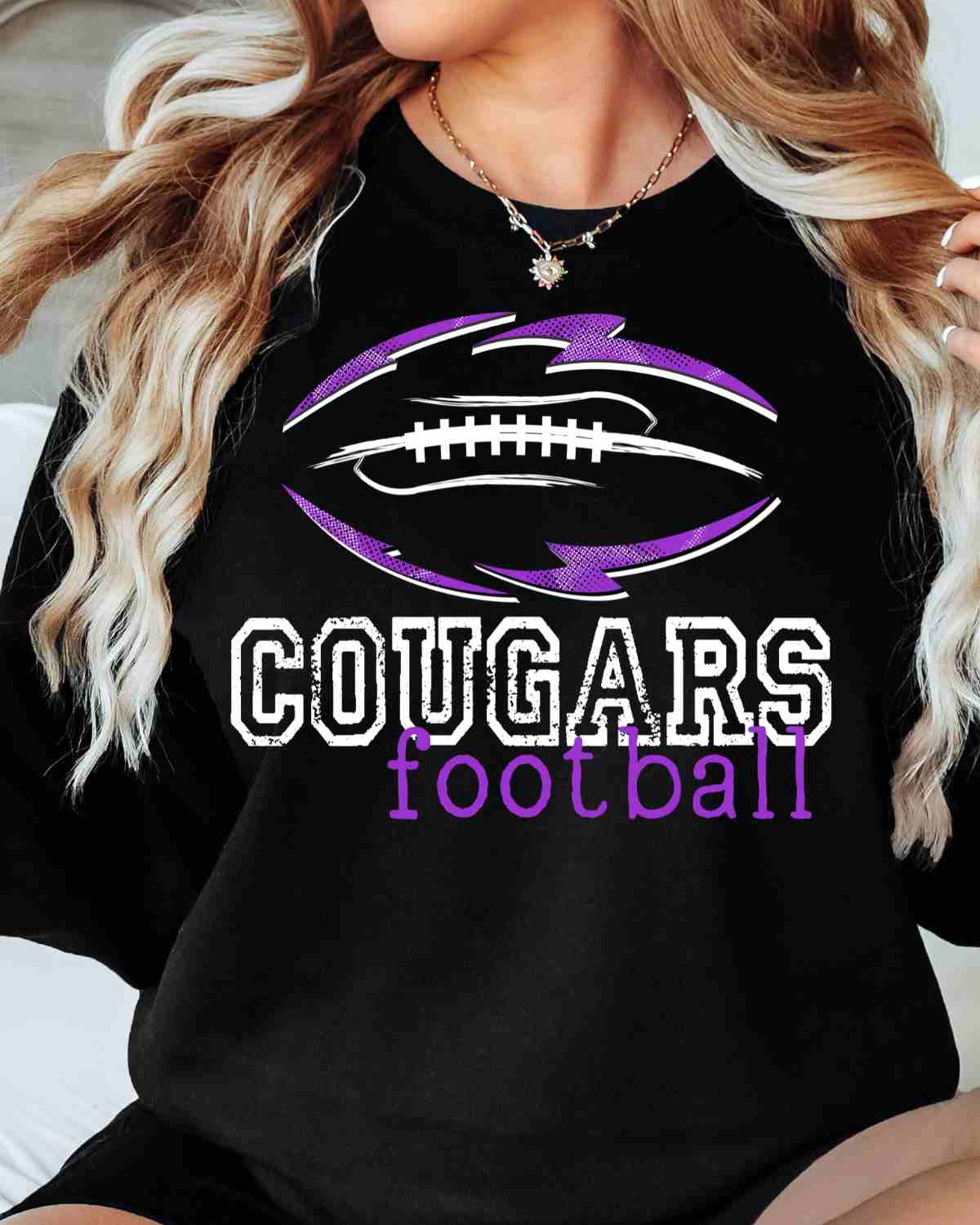 Cougars Football Tribal DTF Transfer