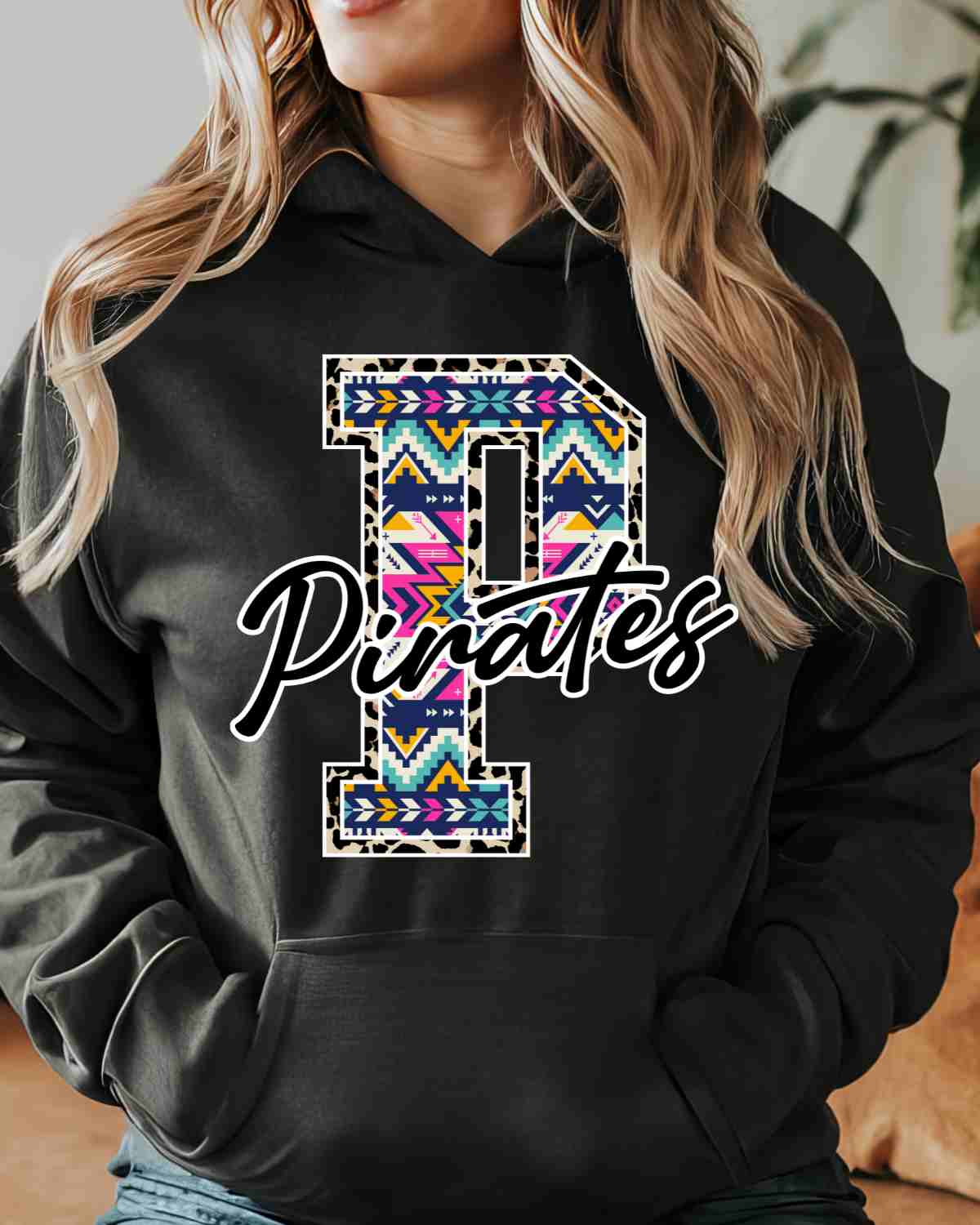 Pirates Aztec Letter DTF Transfer