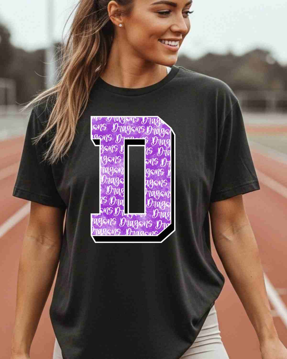 Dragons Word Letter DTF Transfer - Rustic Grace Heat Transfer Company