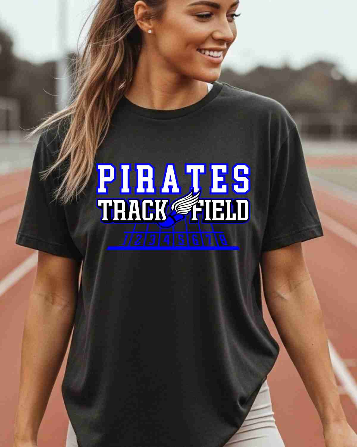 Pirates Track and Field Shoe Lines DTF Transfer - Rustic Grace Heat Transfer Company