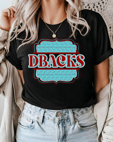 DBacks Bracket DTF Transfer