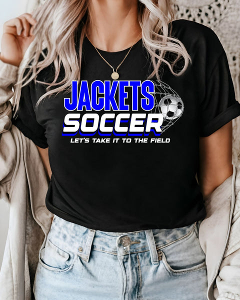 Jackets Soccer Take it to the Field DTF Transfer