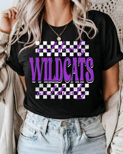 Wildcats Checkered DTF Transfer