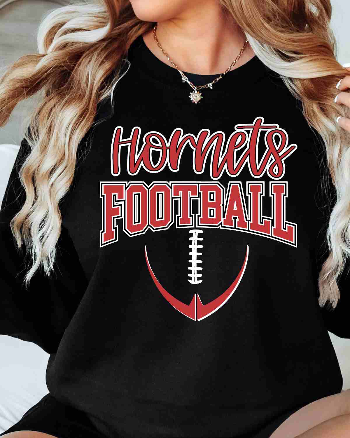 Hornets Half Football DTF Transfer