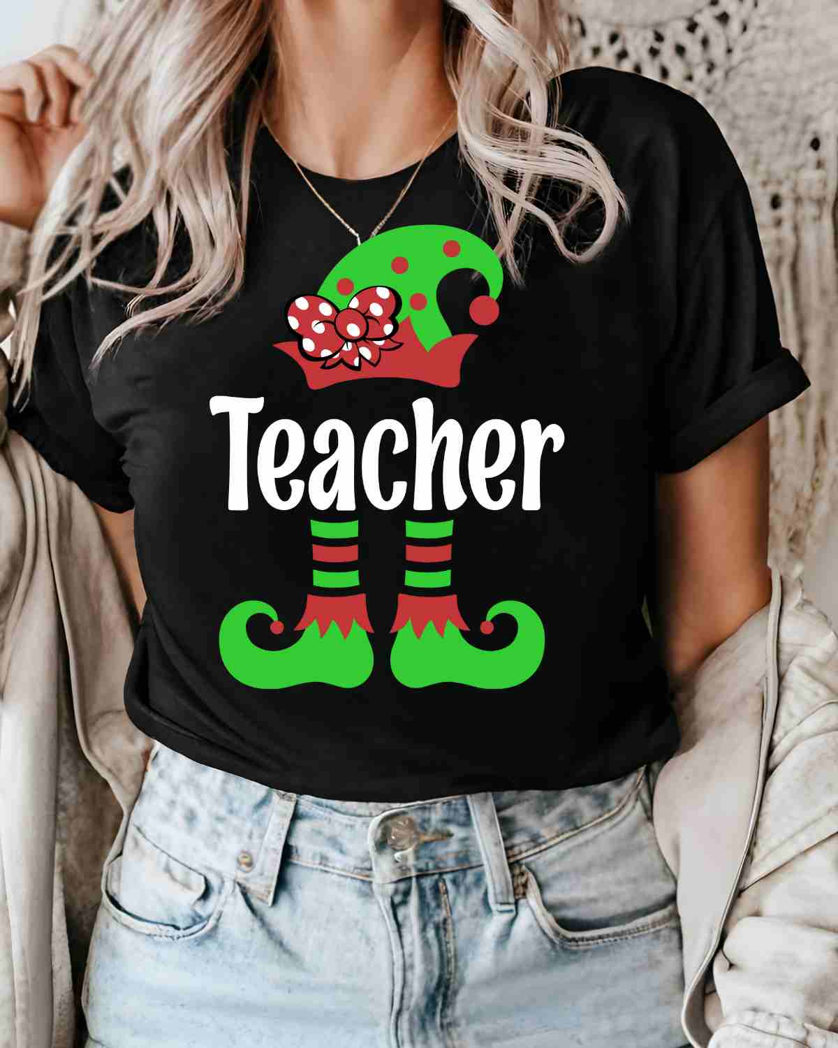 Custom Name Elf DTF Transfer