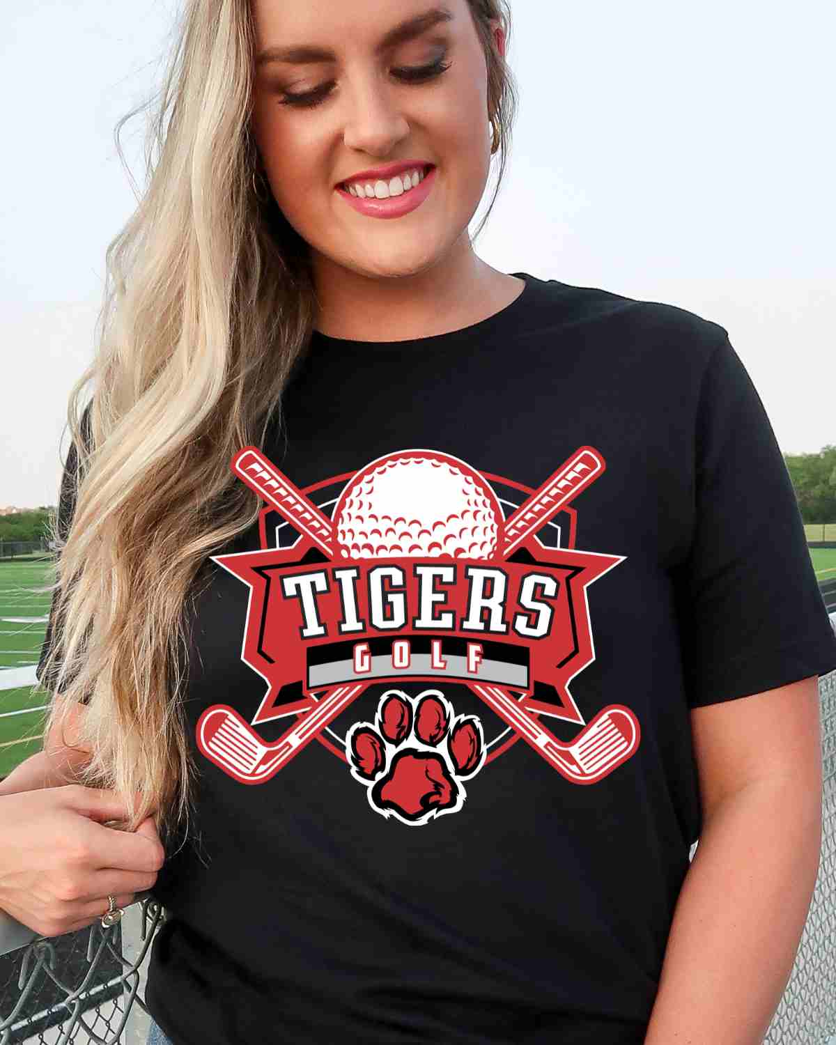 Tigers Golf Badge DTF Transfer