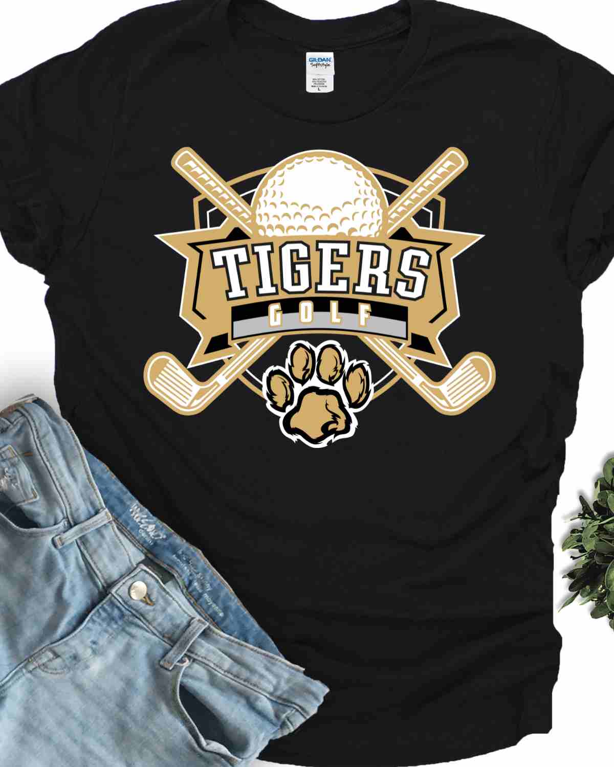 Tigers Golf Badge DTF Transfer
