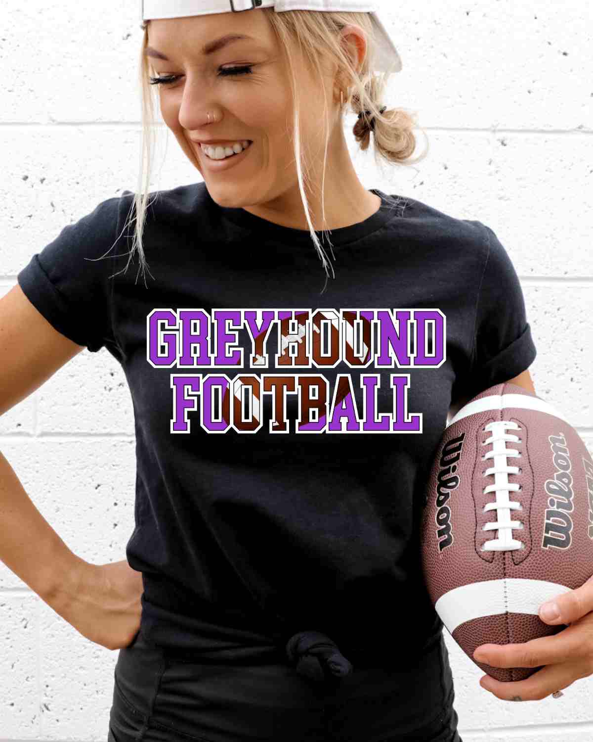 Greyhound Football Words DTF Transfer