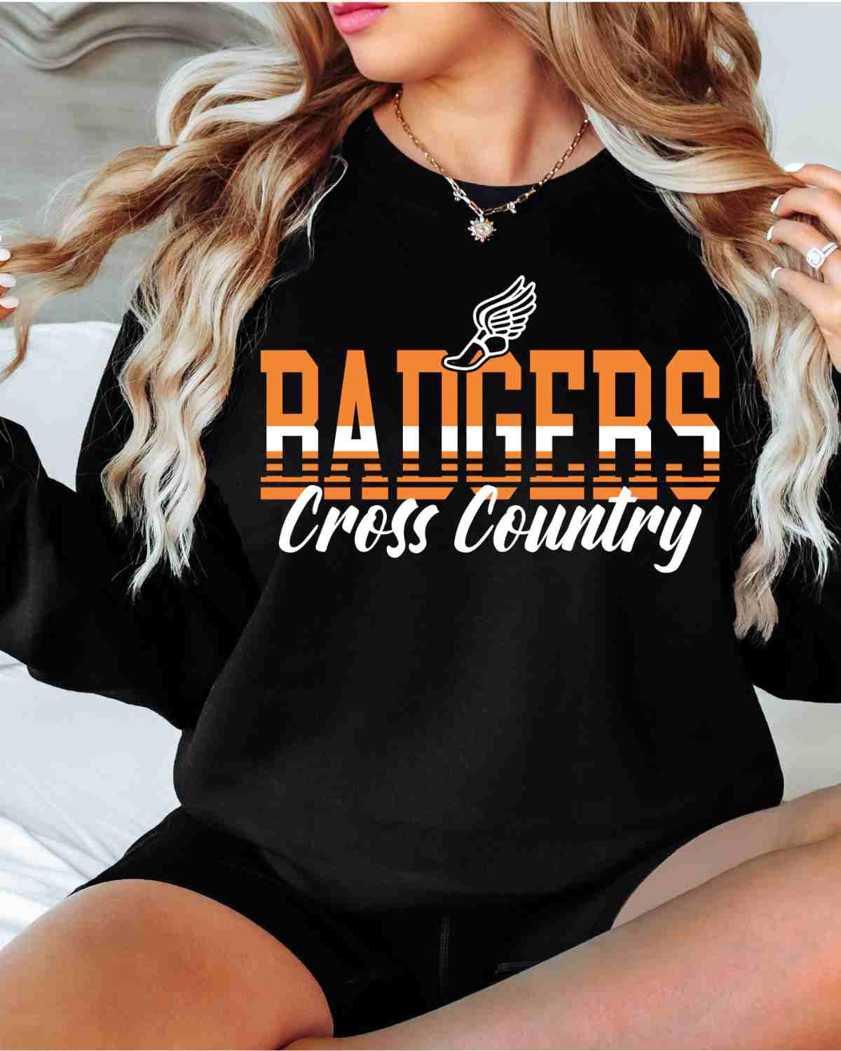 Badgers Cross Country Lines DTF Transfer