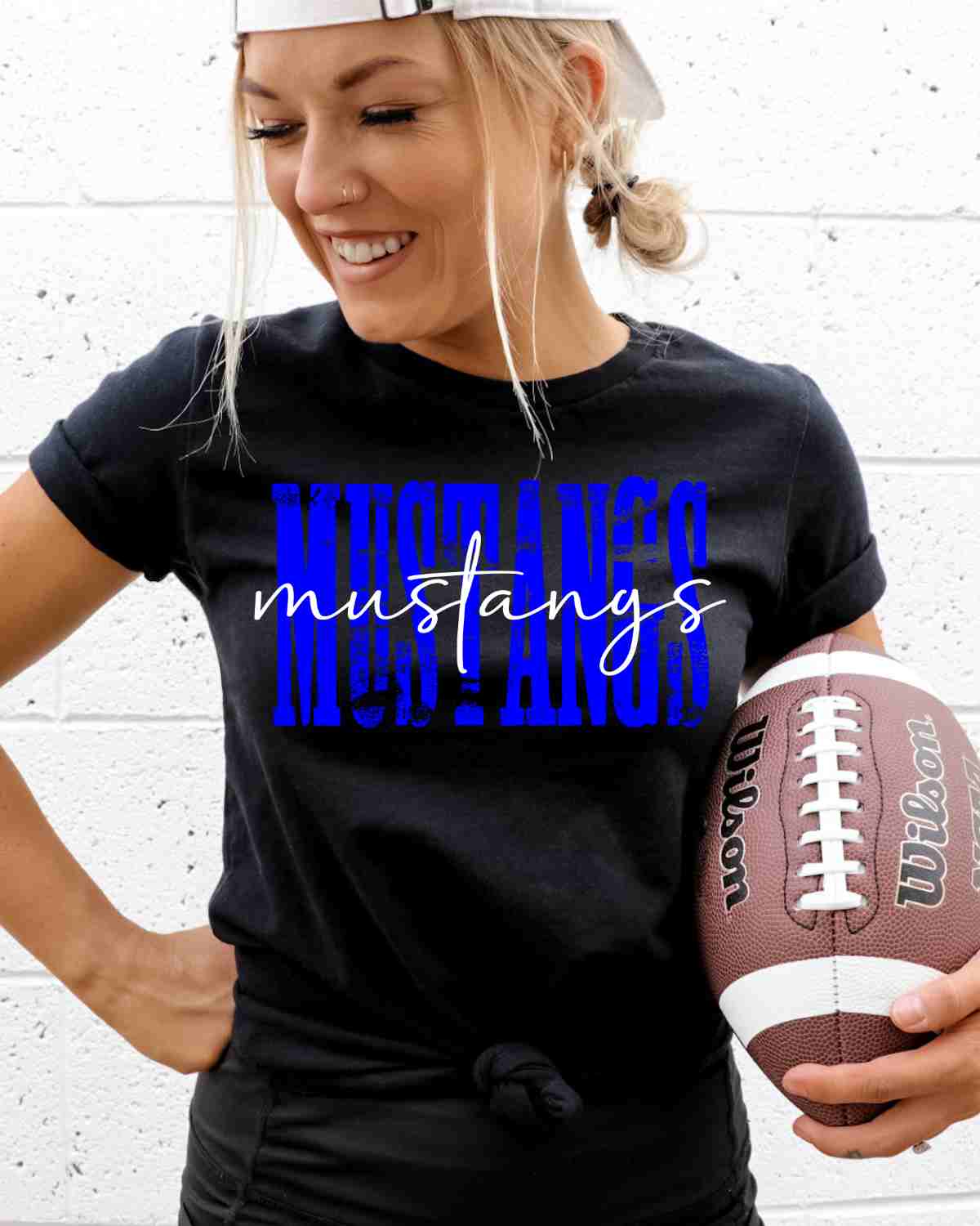 Mustangs Distressed DTF Transfer