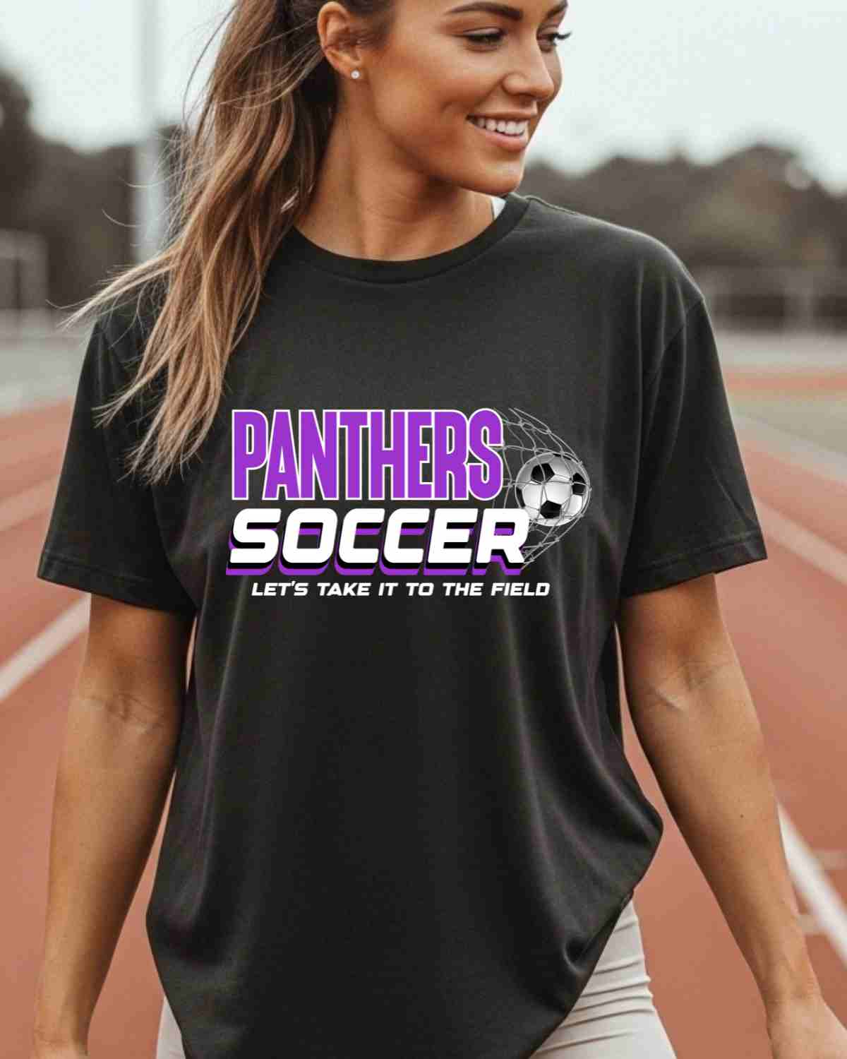 Panthers Soccer Take it to the Field DTF Transfer - Rustic Grace Heat Transfer Company