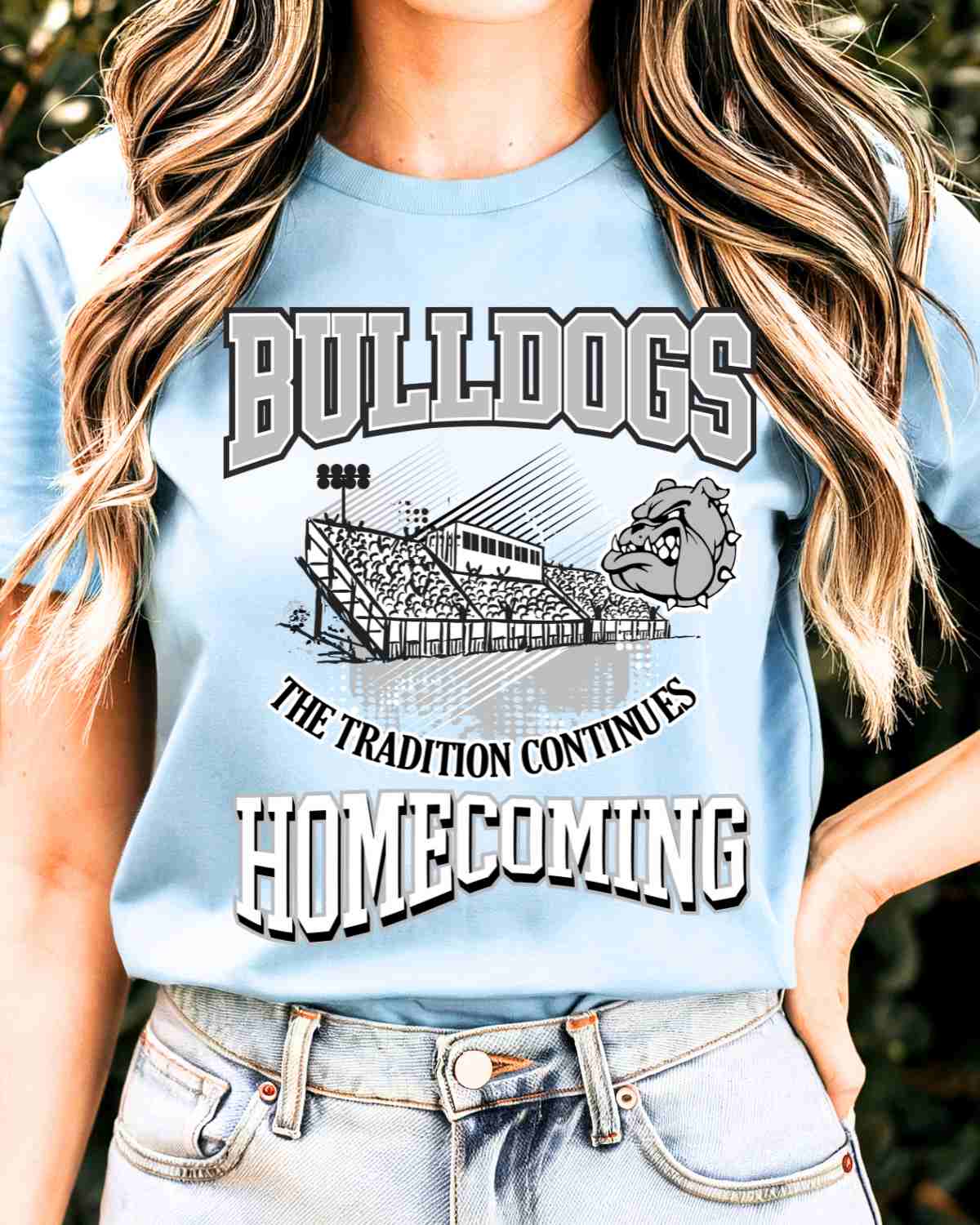 Bulldogs Homecoming Tradition DTF Transfer