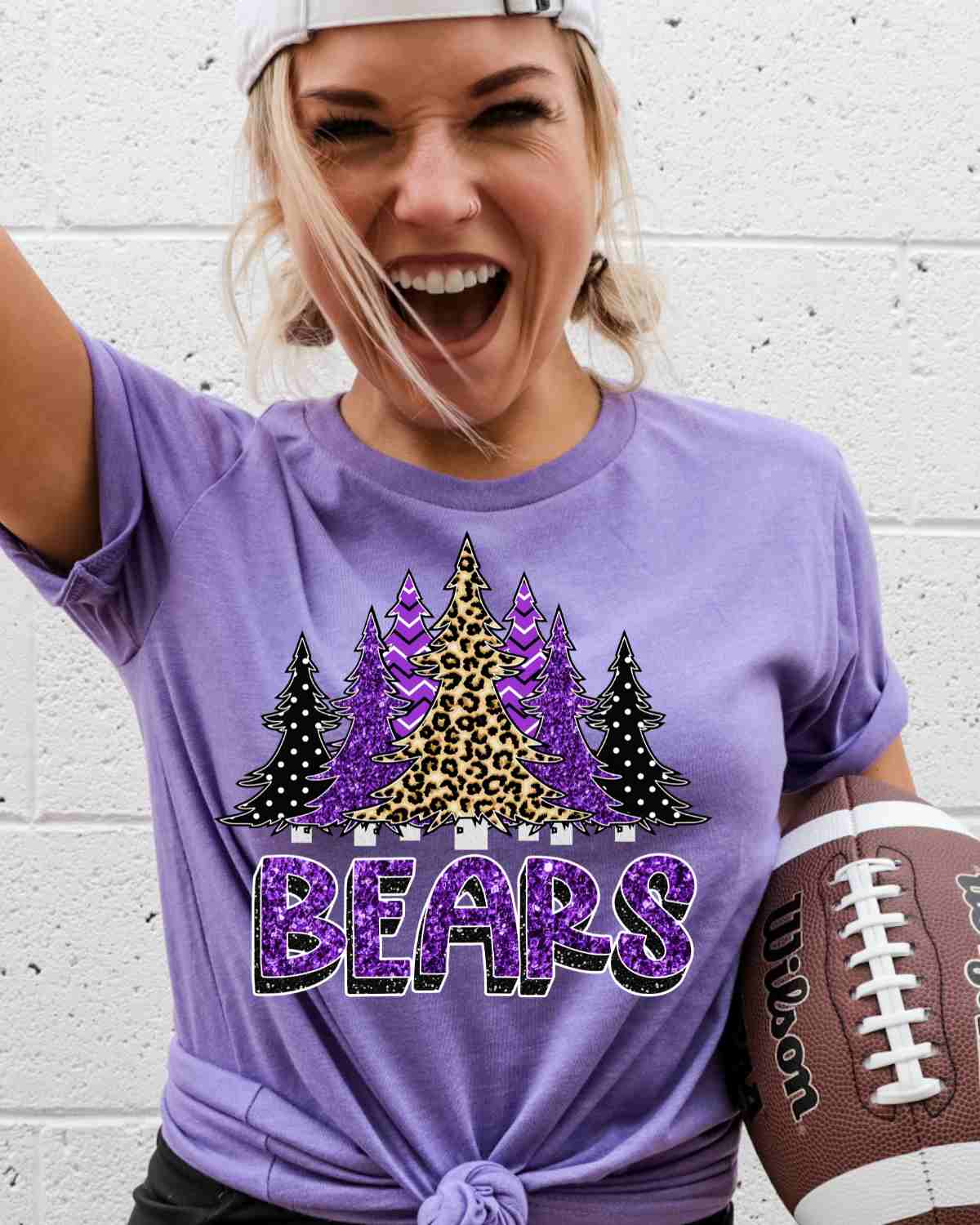 Bears Christmas Trees DTF Transfer