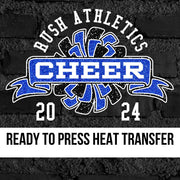 Rush Athletics Cheer Banner DTF Transfer
